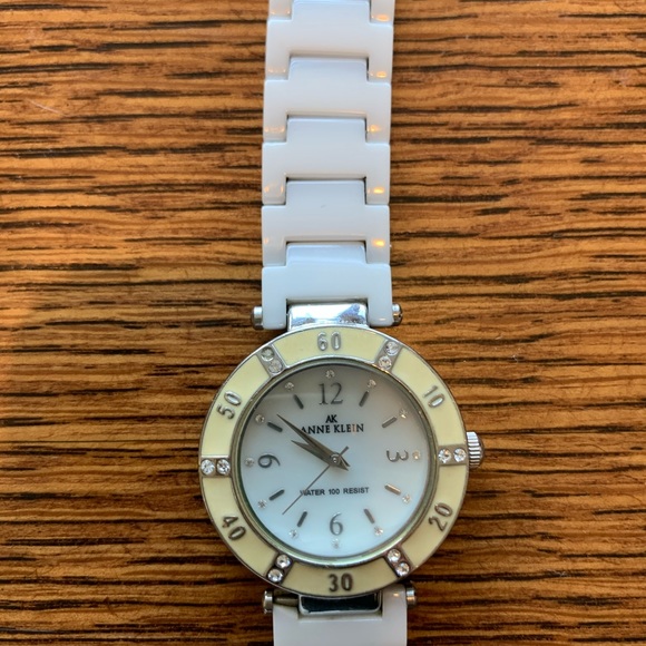 Anne Klein White Ceramic Watch Model 10/9417 Y121E - Picture 6 of 6